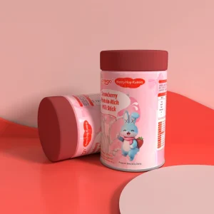 Strawberry Protein Rich Sweet MilkStick Dairy Snacks 60g Can