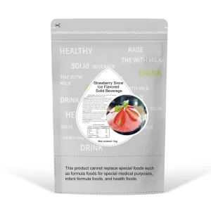 Strawberry Snowflake Smoothie Powder Solid Beverage Aromatic Fruit Flavor for Milkshake Yogurt & Ice Cream Topping