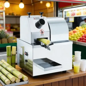 Sugar Cane Juice Extractor Automatic Rollers Home Use Sugarcane Juice Machine