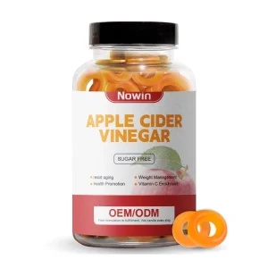 Sugar Free Vegan Apple Cider Vinegar Gummies Natural ACV Supplement for Weight Loss Detox and Metabolism Boost