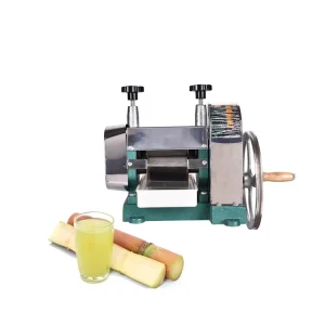 Sugarcane Juice Extractor Machine Stainless Steel Manual Commercial 50kg/h Capacity