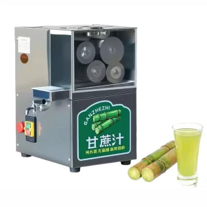 Sugarcane Pressing Equipment 4 Rollers Commercial 220V Electric 750W Sugarcane Juicer Extractor