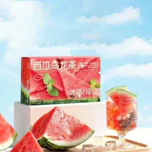 Summer Watermelon Oolong Mixed Tea Bag Refreshing Cold Brewed with 0 Sugar and Added Cooling Fruit Oolong Tea Beverage Tea Bag