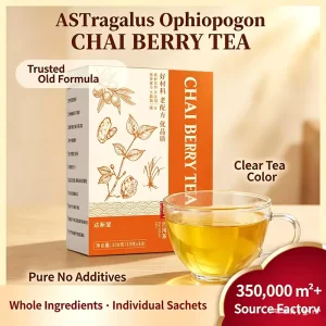 Summer Wellness Tea Astragalus Ophiopogon Cornus Fruit Independent Pack Herbal Tea Private Label Bulk Worldwide Dropshipping