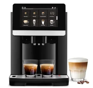 Super Automatic Espresso Maker Machine with Grinder 19 Fully Customizable Coffee Options Milk Foam System for Latte Cappuccino
