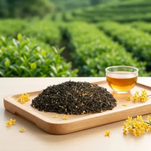 Sweet Osmanthus Black Tea Traditional Scented Fresh Rich Aroma Mellow Tea Clear Soup Sweet Aftertaste Organic 500g