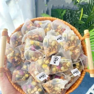 T277 Chinese Herbal Tea Dandelion Rose Bud Chrysanthemum Mixed Tea Bag Chinese Herbal Plant Tea Bags