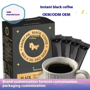 TK OEM Premium Quality Arabica Black Coffee Powder Rich Aroma Mellow Taste Caffeinated Sugar Free Special Grade Box