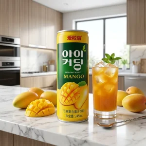 Tall Aluminum Can Mango Composite Fruit Juice Ready to Drink Beverage for Supermarket