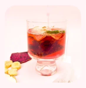 Tea Creation Featuring Dragon Fruit Gardenia Natural Ingredients Unique Flavor Profile Herbal Tea 18