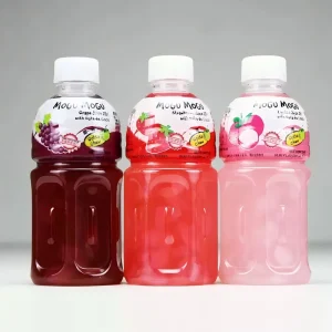 Thailand Mogu Mogu Juice Coconut Drink Peach Grape Flavor Soft Exotic Drink 320ml