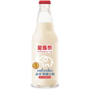 Thailand Style Soy Milk 300mL Pack of 24 Glass Bottle Factory Outlet