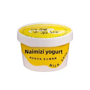 Thickened Disposable Paper Cups for Milk and Yogurt Food Grade Customizable Packaging