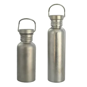 Titanium Thermos Vacuum Flask Lid Ultralight 17oz/520ml Outdoor Camping Hiking Cycling Water Bottle >24h Thermal Insulation