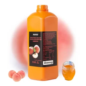 Top Selling Juicy Flavor Syrup Peach Flavored Liquid Syrup Juice With Strict Quality Control