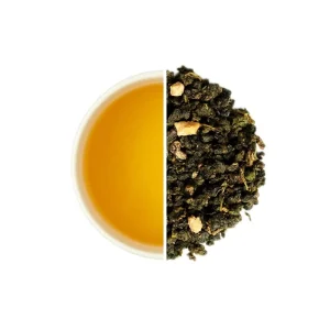 Traditional Chinese Tea Set Matching Tieguanyin Oolong Tea Powder Rich Orchid Aroma Stir Fried Bulk Box