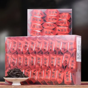 Traditional Fermented Slimming Tea, Organic Black Da Hong Pao Wuyi Oolong Tea Loose Leaf Bag