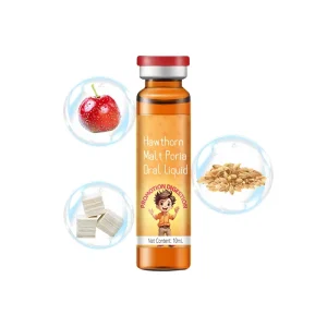 Traditional Herbal Extract Oral Liquid Hawthorn Malt Poria 10ml Digestive Wellness