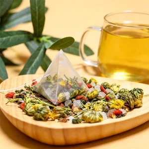 Traditional Liver Support Honeysuckle Chrysanthemum Tea Bag Natural Vision Health Cooling Herbal Beverage Sugar Free