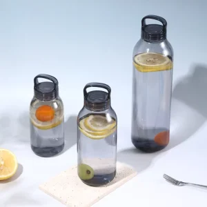 Transparent Glass Portable Gym Fitness Sports Recycled Water Bottle