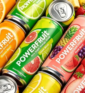 Tropical Fruity Sparkling Protein Carbonated Drinks Custom Flavor Juice OEM ODM Private Label Beverage
