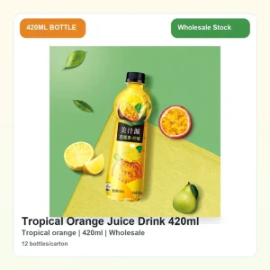 Tropical Orange Mixed Fruit Juice Drink 420ml Beverage