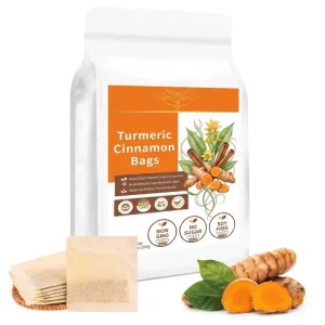 Turmeric Ginger Herbal Tea Bags 100% Pure Herbal Blend Plant Based Teabags