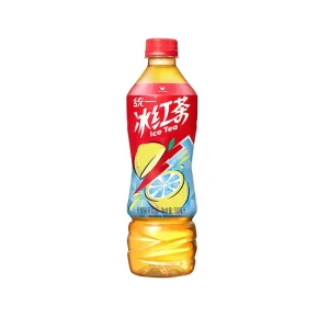 Uni president Iced Black Tea 500ml*15 Bottles Whole case Lemon flavored Iced Black Tea Beverage