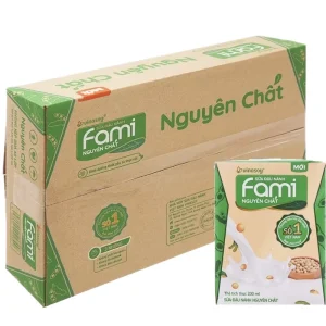 Vietnam Imported Fami Soy Milk Drink 200ml Bottled Pure Breakfast Soy Milk Factory