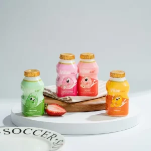 Viloe Flavored Strawberry Yogurt Beverage 100ml 40 Bottles Carton Pack BRC HACCP QS Certified Nutritional Beverage