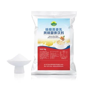 Walnut Oat Milk Powder Grain Flavor Drink & Beverage Instant Nut Powder for Milk Tea Ingredients