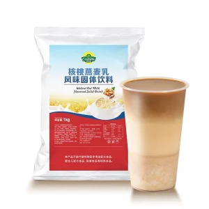 Walnut Oat Milk Powder Grain Flavor Drink & Beverage Instant Nut Powder for Milk Tea Ingredients