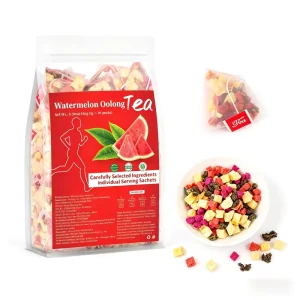 Watermelon Oolong Green Tea Bags Natural Dried Fruit Tea Improve Energy Promote Digestion