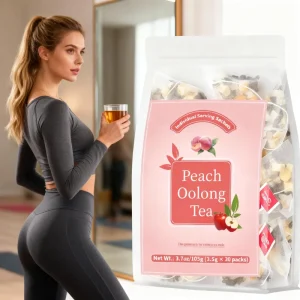 Weight Loss Detox Slimming Oolong Tea Flat Stomach Peach & Apple Fruit Flavor Women’s Health Tea Top Grade