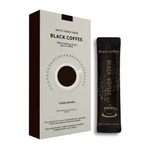 White Kidney Bean Black Coffee Rich Aroma Instant Coffee Meal Replacement Ready to Drink American Style