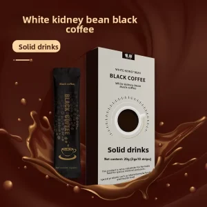 White Kidney Bean Black Coffee Rich Aroma Instant Coffee Yunnan Coffee Meal Replacement Ready to Drink American Style