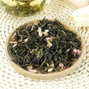 White Peach Oolong Tea Natural Fruit Flavored Loose Leaf Oolong Tea for Hot & Cold Brew