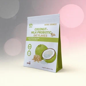 Whole Grain Coconut Milk Oat Flakes with Probiotics Daily Breakfast Food