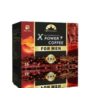 Wins Town Man X Power Coffee Custom Coffee Private Label Herbal Healthy Organic Herbs Instant Maca Black Coffee for Men