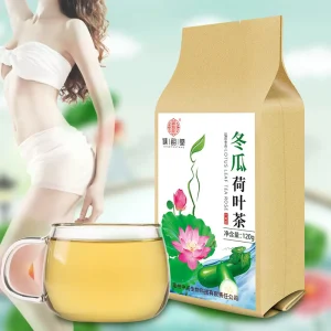 Winter Melon Lotus Leaf Herbal Loose Leaf Tea Organic Rose Blend Flower for Adults Daily Health Care Drink Low Fat Low Salt