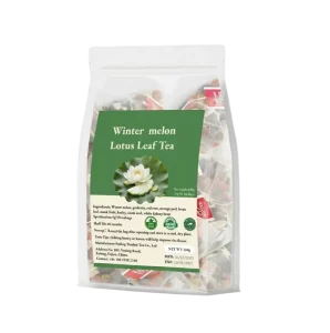 Winter Oolong Tea Sweet Tasted Melon Lemon Lotus Leaf Health Tea Blended Fermented Box Bottle Packaging for Slimming for Winter