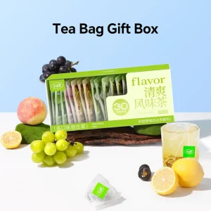 XiaoShanLong Cold Brew Tea Bags Multi Flavor Fruit Tea Jasmine Lemon Peach Assorted Tea Gift Box