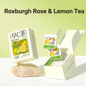 XiaoShanLong Morning C Evening a Tea Cili Lemon Black Wolfberry Mulberry Rose Tea Pyramid Tea Bag Gift Box Tea Bags