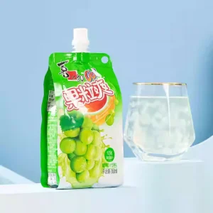 Xizhilang Fruit Pulp Jelly Grape Juice Drink 350ml Suckable Jelly Pudding 24 Pack Ages 3+ 12 Months Shelf Life