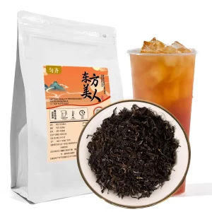 YU NQI Dong Fang Mei Ren Oolong Tea Milk Tea Base Special Seasoning Tea for Milk Tea Shops Lemon Fragrance Tea Bag 300g