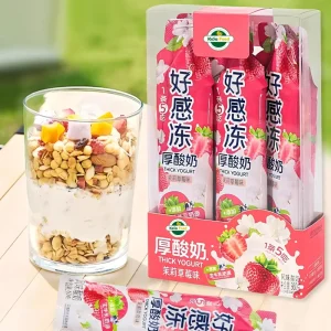 Yoghurt Original Jasmine Strawberry Forest Berry Rose White Peach Flavor Nutritional Beverages Ready to Eat 60g*6*18 Eight