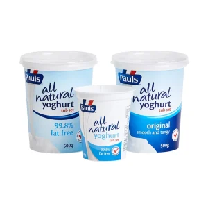 Yogurt Container Cups with Iml Label Packaged in Mould Labels for Yogurt Packaging