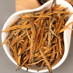 Yunnan Dian Hong Black Tea Vintage Riled Golden Needles Ancient Trees 500g Loose Tea Jin Packaging