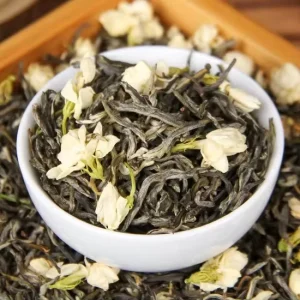 Yunnan Green Tea with Fresh Jasmine Ingredients Soothing the Liver and Regulating Qi Jasmine Small White Buds