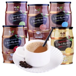 Yunnan Specialty American Black Coffee Powder Canned Instant Coffee Moderately Roasted Three in one